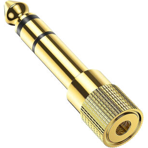 MOZOS MA6335 - przejściówka / adapter jack stereo 3,5mm - jack stereo 6,3mm