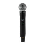 Shure SLXD24D+E/SM58-G65 - Podwójny, cyfrowy system bezprzewodowy z dwoma nadajnikami/mikrofonami 