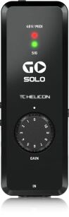 TC Helicon GO Solo - Interfejs audio/MIDI do urządzeń mobilnych