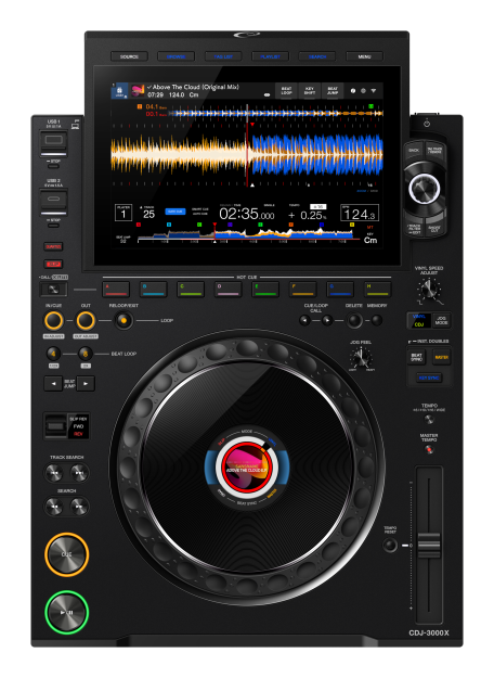 AlphaTheta CDJ-3000X - top - studiostore.pl