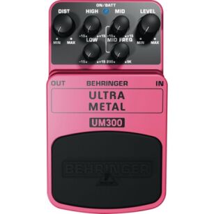 Behringer UM300 - heavy metal distortion - efekt gitarowy