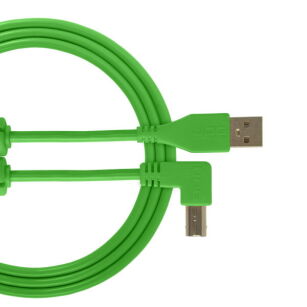 Kabel USB UDG Ultimate Audio Cable USB 2.0 A-B Green Angled 3m (Łamany) U95006GR
