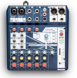 Soundcraft Notepad‑8FX – 8‑kanałowy analogowy mikser z USB i efektami