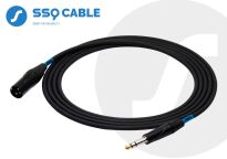 SSQ JSXM1 - kabel jack stereo - XLR Meski 1 metrowy - 3