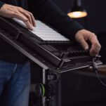Gravity LTS T 01 - regulowany statyw pod laptopa, tablet, kontroler - 12