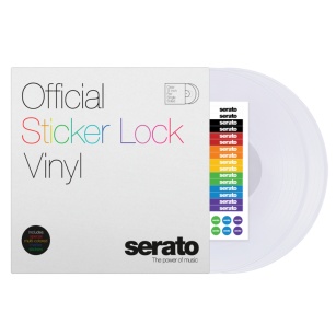 12" płyta z kodem czasowym Serato Sticker Lock - CLEAR (para)
