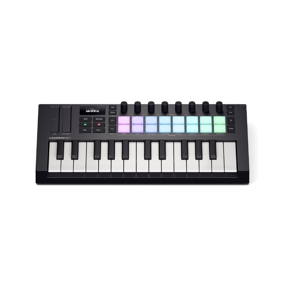 DTM・DAW Novation Launchkey Mini MK4 25 MIDI lkm37-mkiv-straight-top-2400-