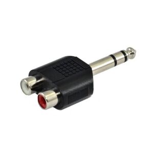 SSQ HA7 - Adapter 2 x gniazdo RCA - jack stereo 6.3mm