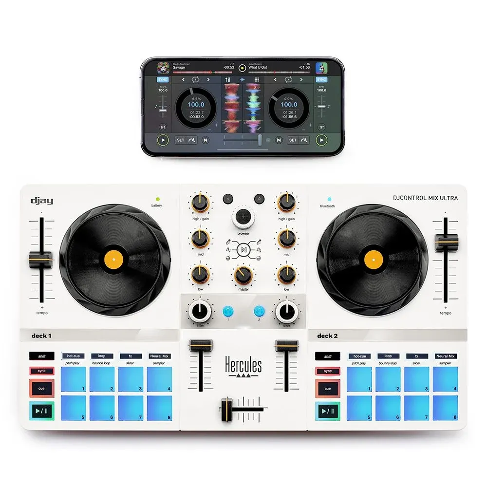 DJ機材 Hercules DJ control mix Hercules DJ Control Mix Ultra - przenośny kontroler DJ dla