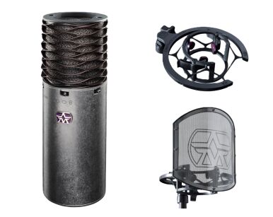 Aston Microphones Spirit Bundle - Mikrofon pojemnościowy + uchwyt + pop filtr