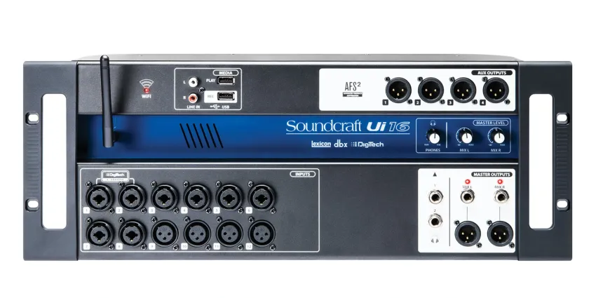 Soundcraft Ui16 - 16-kanałowy mikser cyfrowy z bezprzewodowym sterowaniem