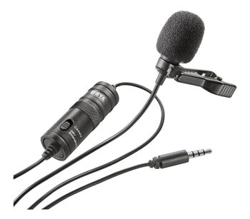 BOYA BY-M1 - Uniwersalny mikrofon krawatowy na TRRS