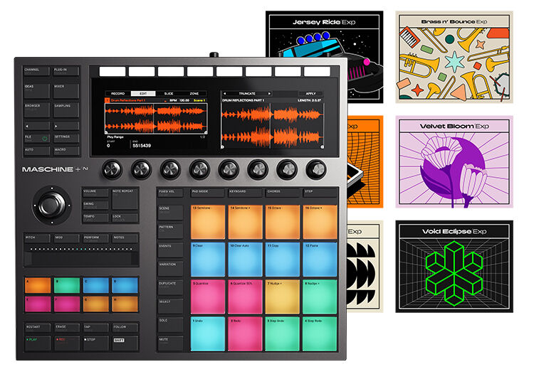 Native Instruments Maschine+ + 6 darmowych Expansions