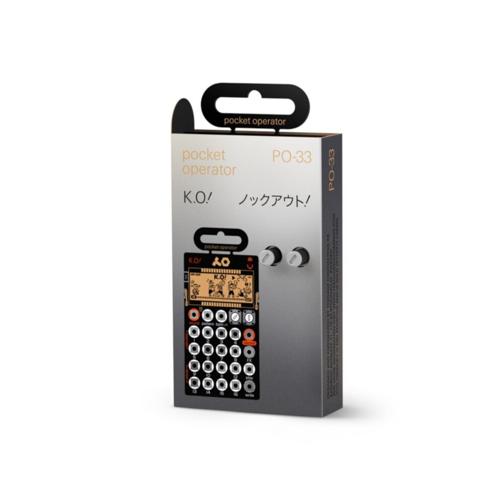 Teenage Engineering PO-33 K.O ポケットオペレーター Teenage Engineering PO-33 K.O!