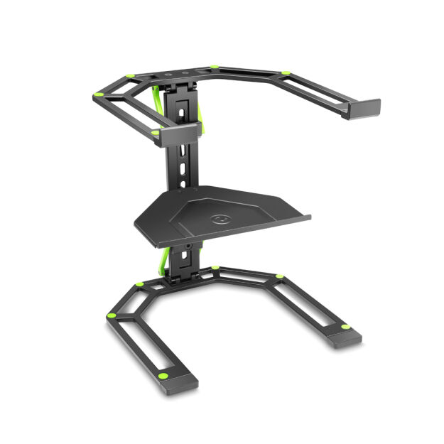 Gravity LTS 01 B - statyw pod laptop lub kontroler z dodatkową półką i mocowaniem do blatu