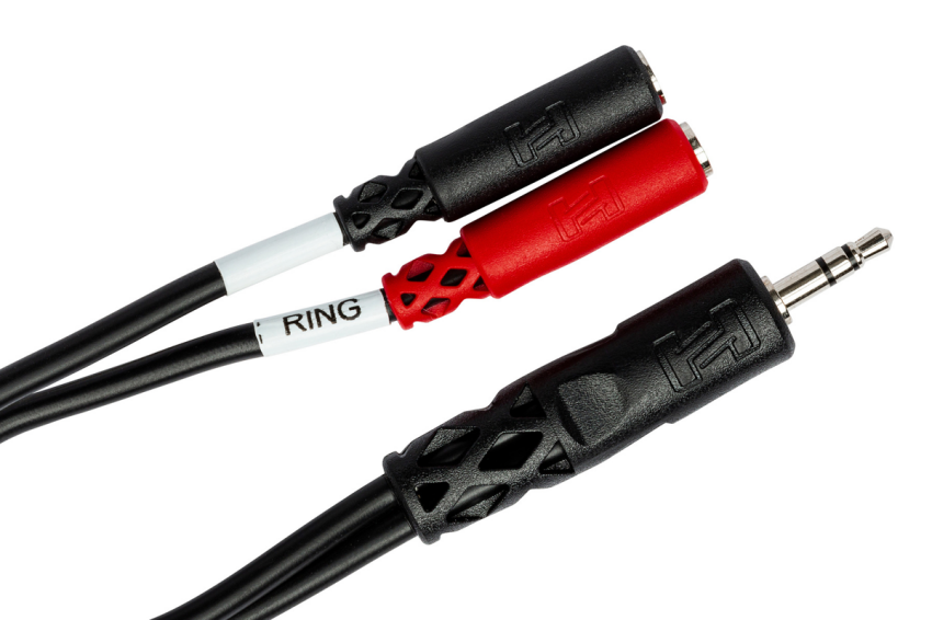 Hosa - Stereo Breakout TRS 3.5mm - 2 x TSf 3.5mm