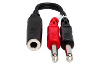 Hosa - Stereo Breakout TRSf 6.35mm - 2 x TS 6.35mm - 3