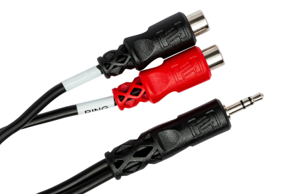 Hosa - Kabel Breakout TRS 3.5mm - 2 x gniazdo RCA