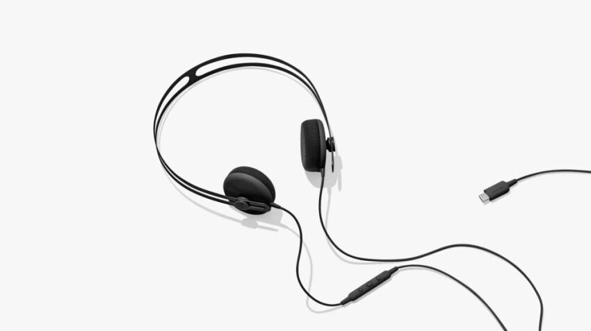 AIAIAI TRACKS USB-C w/ one button mic Black - nauszne słuchawki z mikrofonem na USB-C