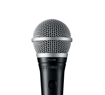 Shure PGA48-XLR-E - dynamiczny mikrofon do wokalu i karaoke