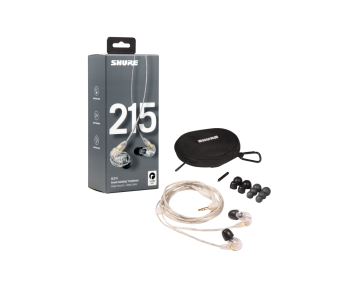 Shure SE215-CL-EFS - słuchawki dokanałowe