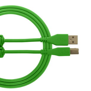 Kabel USB UDG Ultimate Audio Cable USB 2.0 A-B Green Straight 1m (prosty) U95001GR