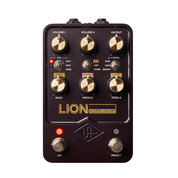 UNIVERSAL AUDIO UAFX Lion ユニバーサルオーディオ Universal Audio UAFX Lion 68 Super Lead Amp