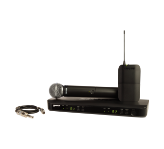 Shure BLX1288/SM58 - podwójny zestaw z mikrofonem do ręki i bodypackiem