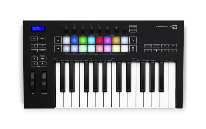 Novation Launchkey 25 MK3 - Klawiatura sterująca, kontroler midi