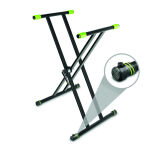 Gravity KSX 2 RD - Statyw typu X na keyboard lub dla DJ'a z półką Rapid Desk - 4