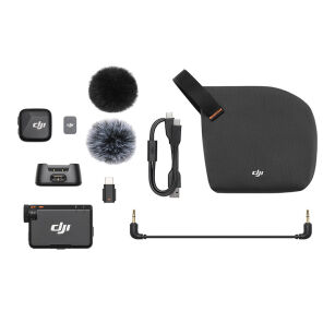 DJI Mic Mini (1 TX + 1 RX) -  Pojedynczy system mikrofonów bezprzewodowych (1 TX + 1 RX)