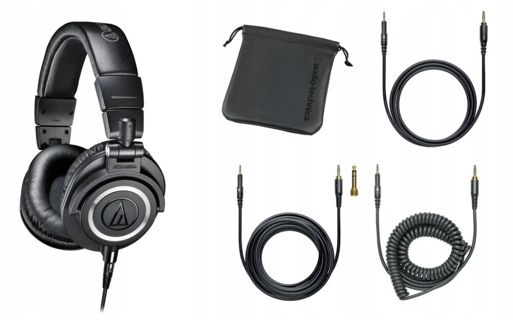 ATH-M50x ブラック AUDIO-TECHNICA ATH-M50X profesjonalne słuchawki zamknięte