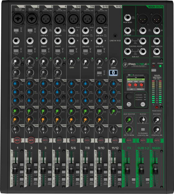 Mackie ProFX12v3+ – Mikser analogowy USB