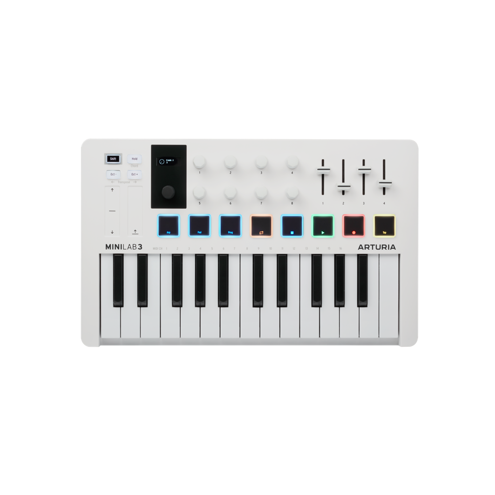 Arturia MiniLab 3 MIDIコントローラー Arturia MiniLab 3 - Kontroler MIDI/USB z mini klawiaturą
