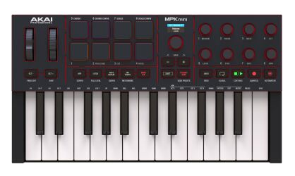 AKAI MPK MINI 4 Black - klawiatura sterująca MIDI USB
