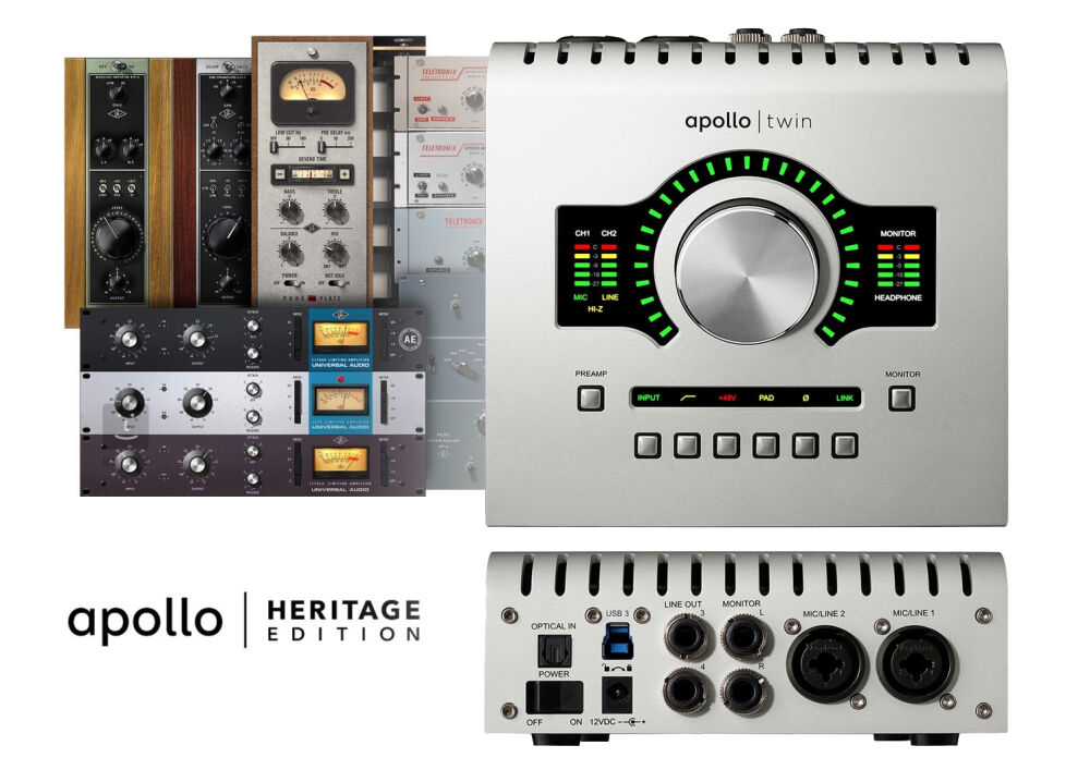 DTM・DAW Universal Audio Apollo Twin X Duo HE Universal Audio Apollo Twin X USB Heritage – Thomann Polska