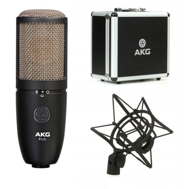 AKG P420 - studyjny mikrofon pojemnościowy ze zmienną charakterystyką