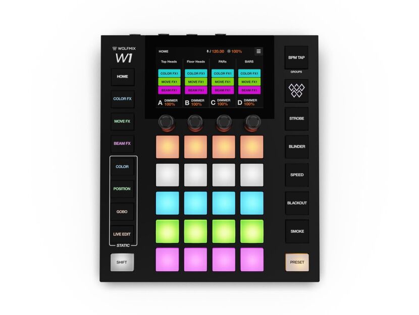 Wolfmix W1 MK3 USB-C - sterownik DMX do oświetlenia