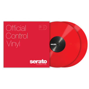 12" płyty z kodem czasowym Serato Standard Colours RED (para)