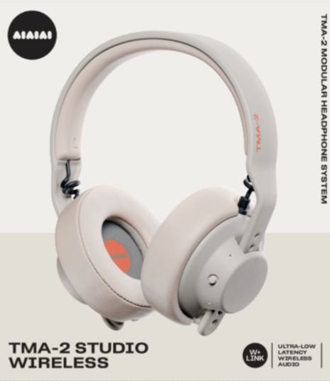 AIAIAI TMA-2 Studio Wireless White - bezprzewodowe studyjne słuchawki nauszne
