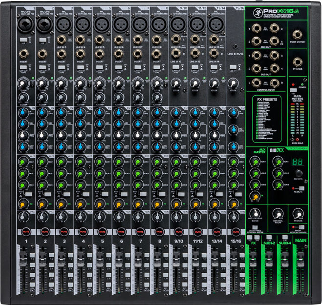 Mackie ProFX16v3 – Analogowy mikser z USB