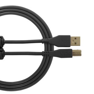 Kabel USB UDG Ultimate Audio Cable USB 2.0 A-B Black Straight 2m (prosty) U95002BL